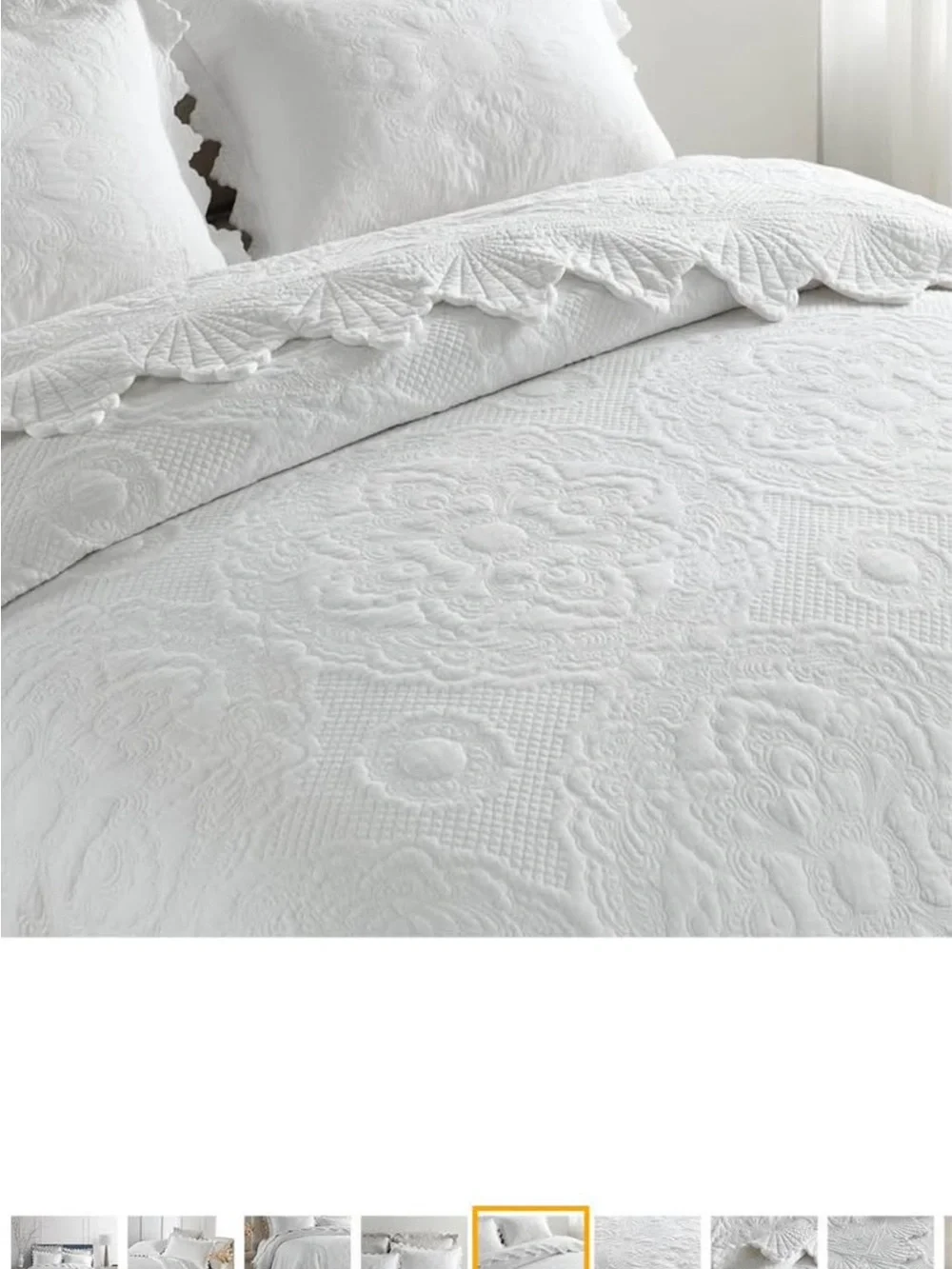 Cotton Quilt Bedding Set Reversible Coverlet, 3 Pieces